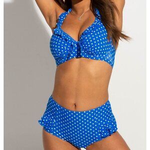 ‼️SALE‼️ NWT Pour Moi Hot Spot Ocean Underwired Bikini & Hi-Waisted Bikini Brief